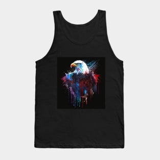 Cosmic Drip Tie Dye American Eagle Tank Top